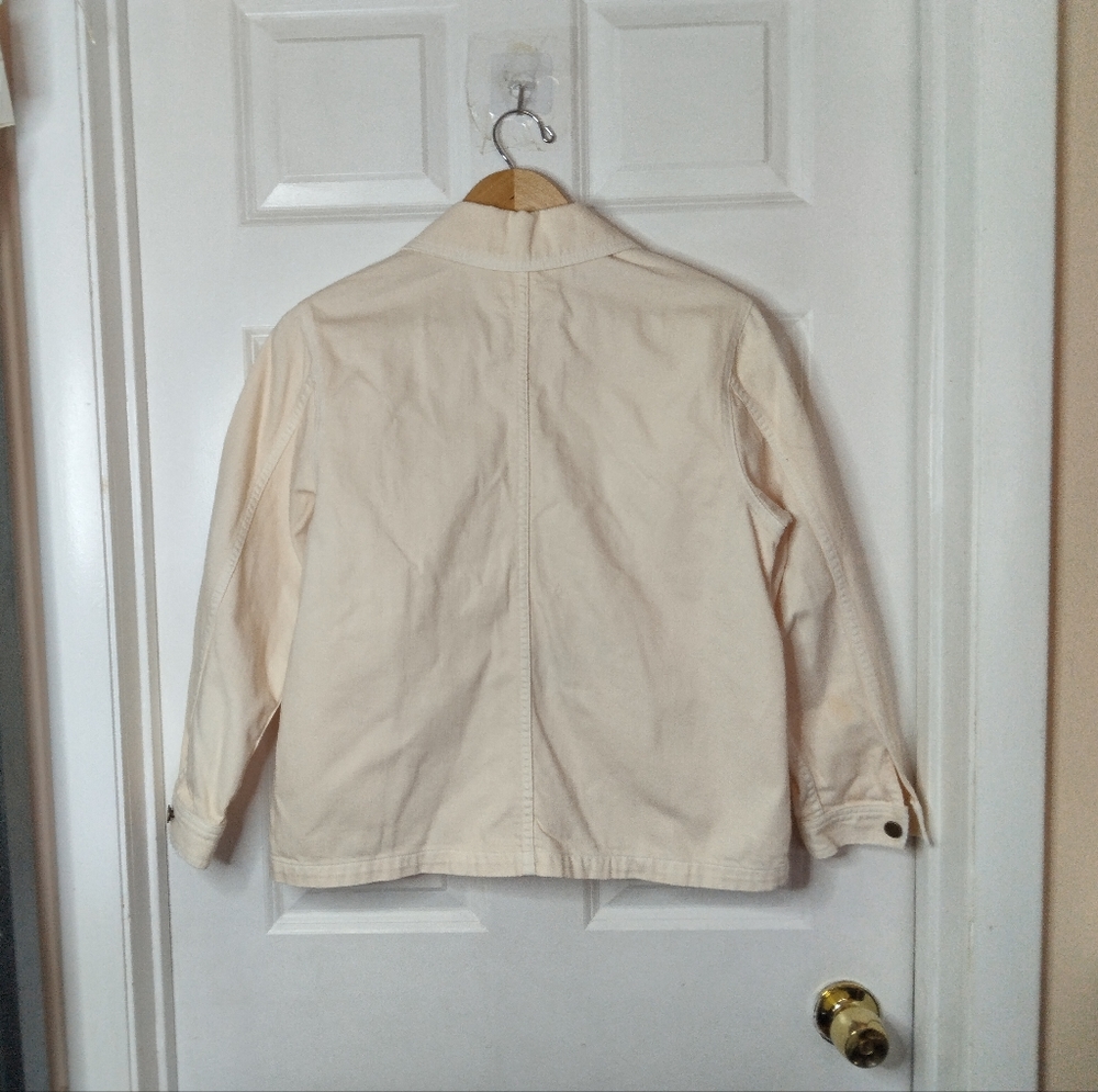 The GREAT. The Shrunken Barn Cream Jacket Size 2 - Picture 9 of 16
